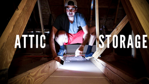 Installing a Floor in the Attic for More Storage Space DIY